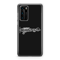 Thumbnail for Special Cessna Text Designed Huawei Cases