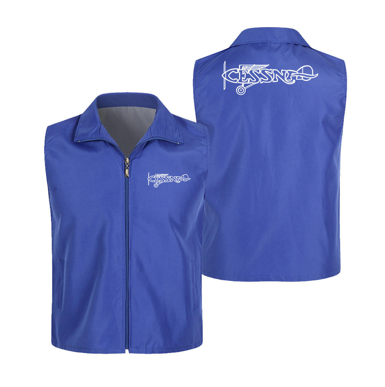 Special Cessna Text Designed Thin Style Vests