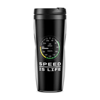 Thumbnail for Speed Is Life Designed Travel Mugs
