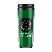 Thumbnail for Speed Is Life Designed Travel Mugs