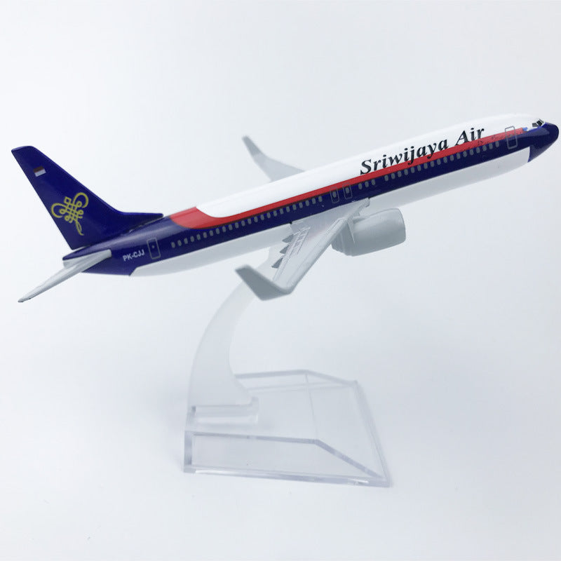 Sriwijaya Air Boeing 737 Airplane Model (16CM)