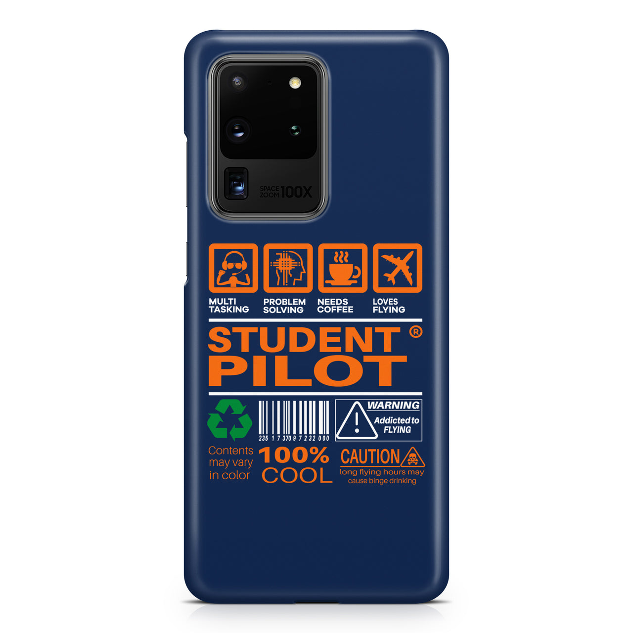 Student Pilot Label Samsung A Cases