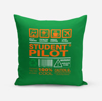 Thumbnail for Student Pilot Label Designed Pillows