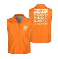 Thumbnail for Student Pilot Label Designed Thin Style Vests