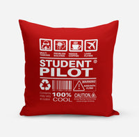 Thumbnail for Student Pilot Label Designed Pillows