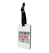 Thumbnail for Student Pilot Label Designed Luggage Tag