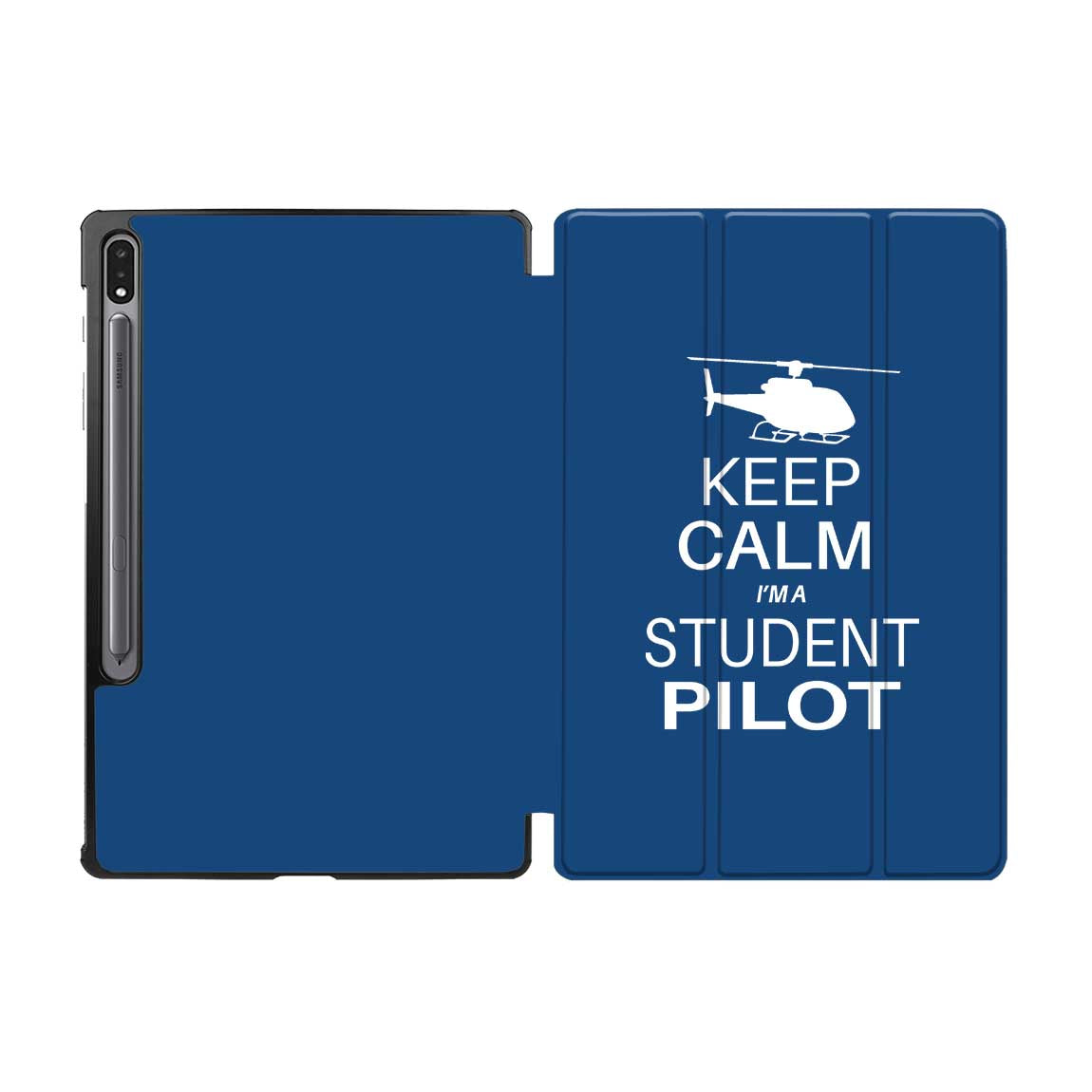 Student Pilot (Helicopter) Designed Samsung Tablet Cases