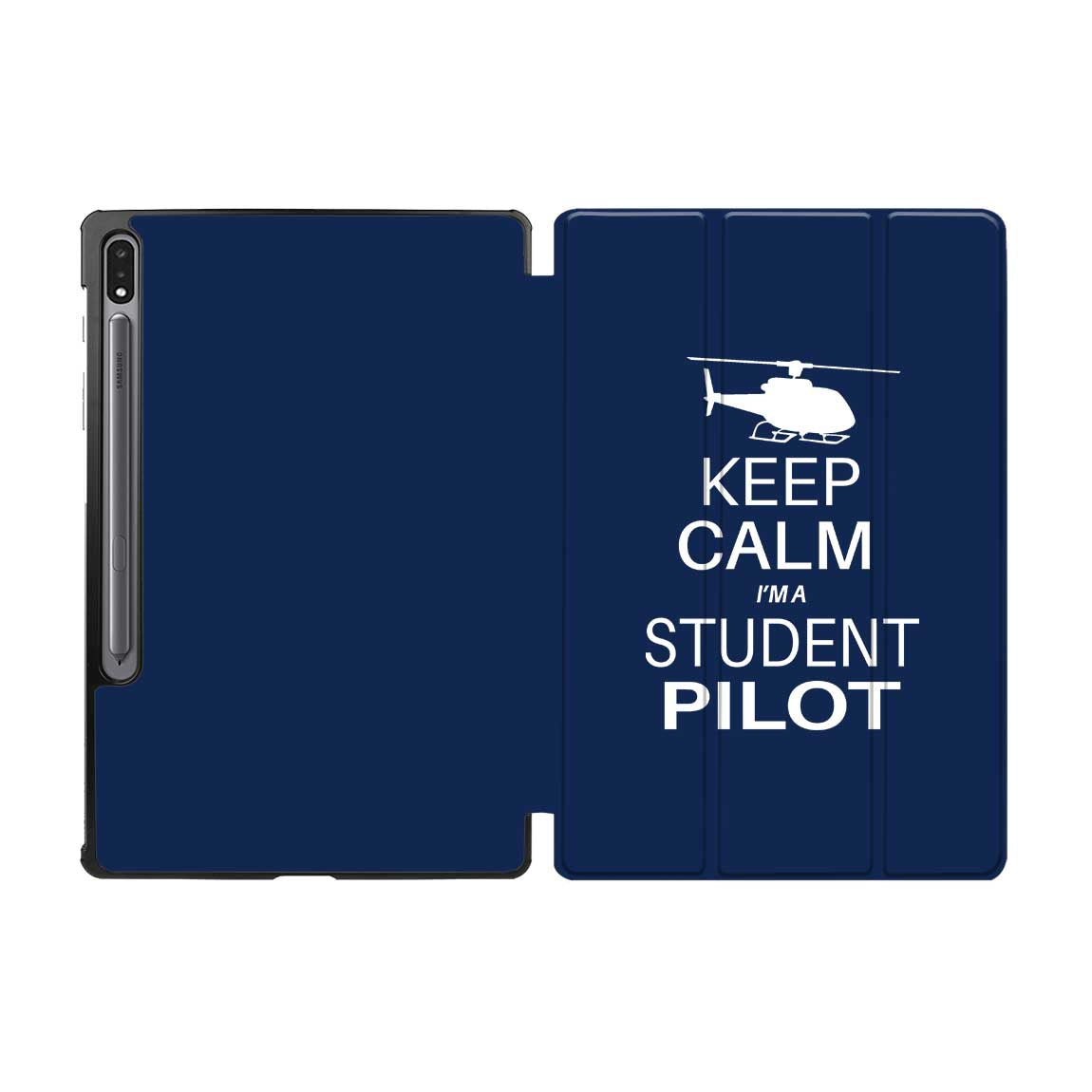 Student Pilot (Helicopter) Designed Samsung Tablet Cases