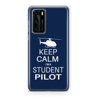 Thumbnail for Student Pilot (Helicopter) Designed Huawei Cases