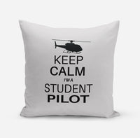 Thumbnail for Student Pilot (Helicopter) Designed Pillows