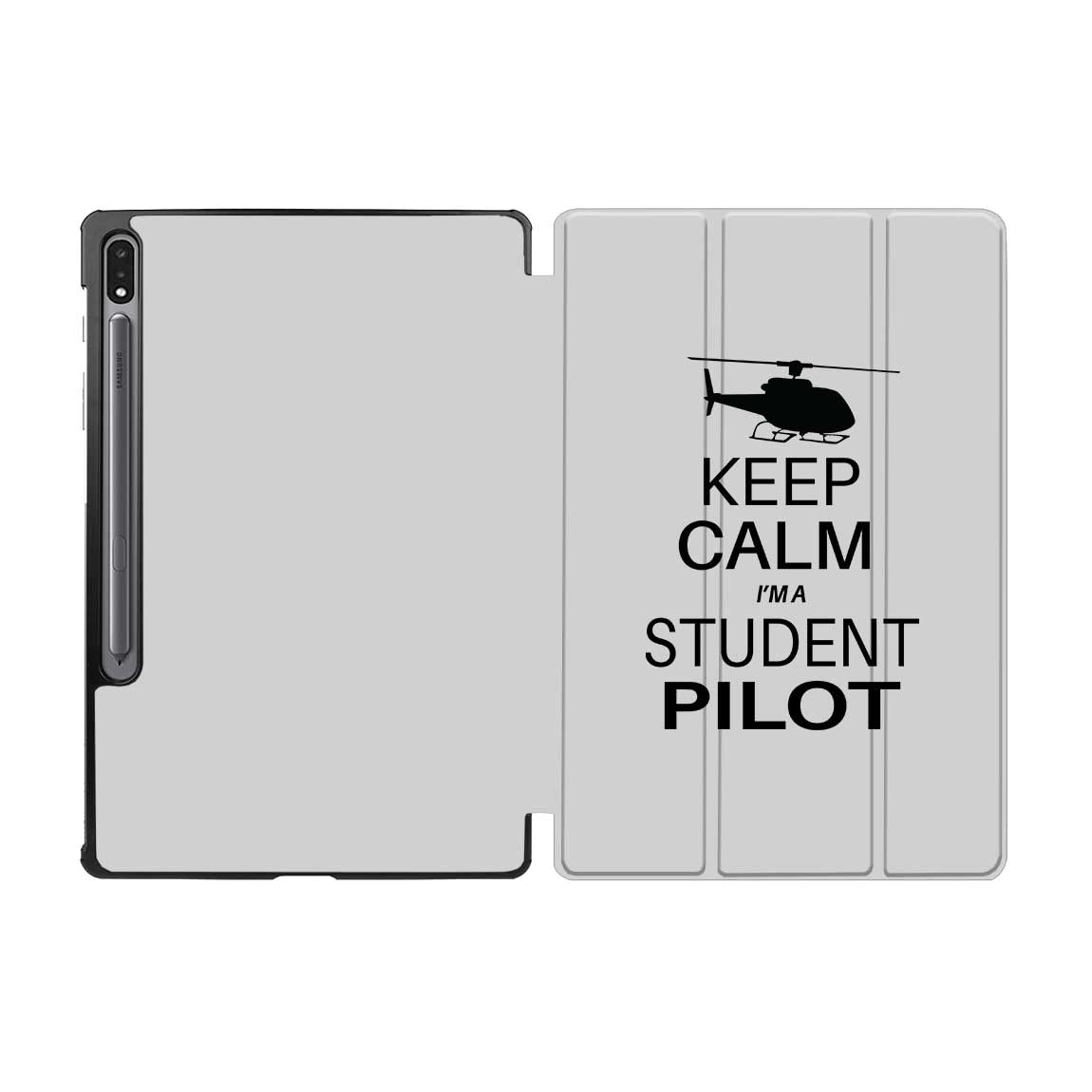 Student Pilot (Helicopter) Designed Samsung Tablet Cases