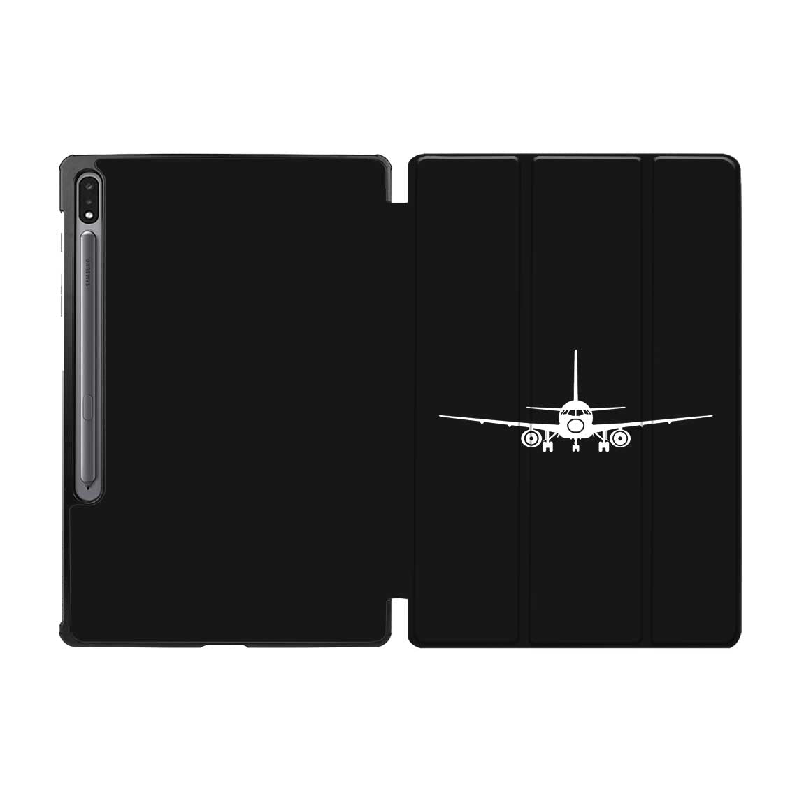 Sukhoi Superjet 100 Silhouette Designed Samsung Tablet Cases