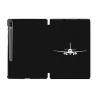 Thumbnail for Sukhoi Superjet 100 Silhouette Designed Samsung Tablet Cases