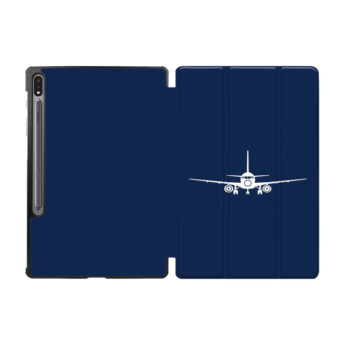 Sukhoi Superjet 100 Silhouette Designed Samsung Tablet Cases