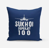 Thumbnail for Sukhoi Superjet 100 & Plane Designed Pillows