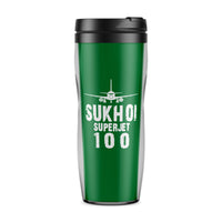 Thumbnail for Sukhoi Superjet 100 & Plane Designed Travel Mugs