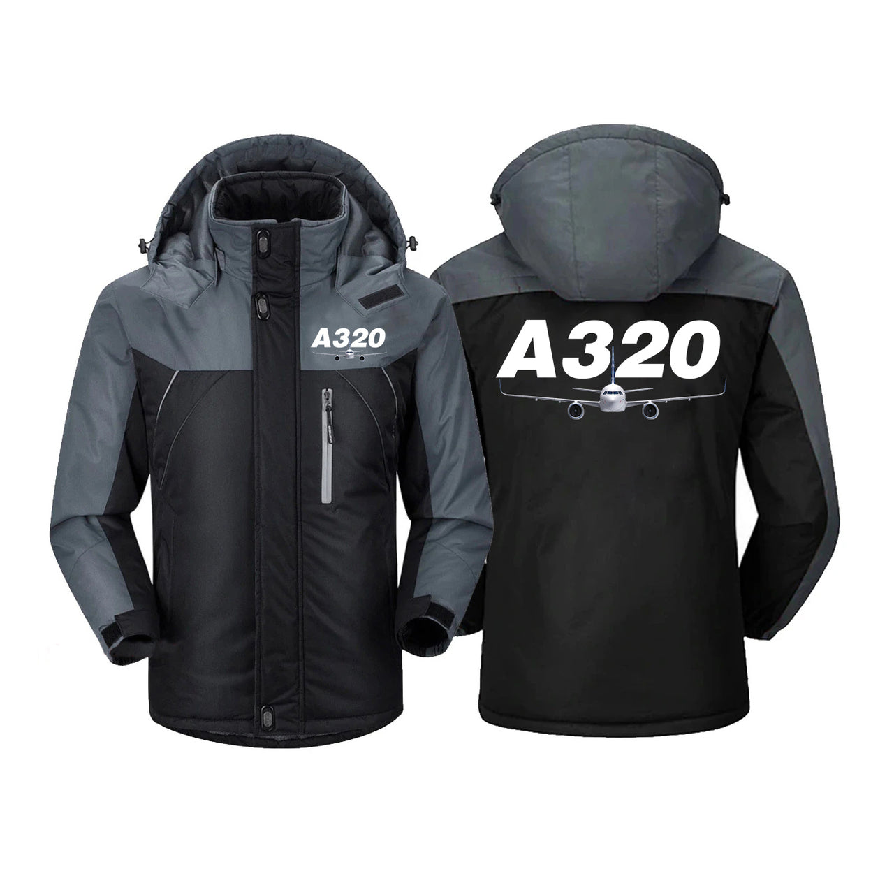 Super Airbus A320 Designed Thick Winter Jackets