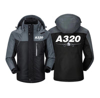 Thumbnail for Super Airbus A320 Designed Thick Winter Jackets