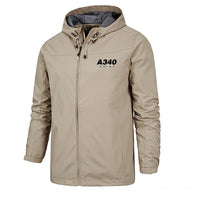 Thumbnail for Super Airbus A340 Designed Rain Jackets & Windbreakers
