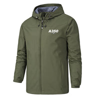 Thumbnail for Super Airbus A350 Designed Rain Jackets & Windbreakers