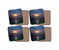 Thumbnail for Super Airbus A380 Landing During Sunset Designed Coasters