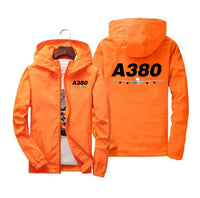 Thumbnail for Super Airbus A380 Designed Windbreaker Jackets