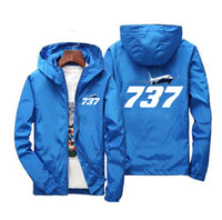 Thumbnail for Super Boeing 737-800 Designed Windbreaker Jackets