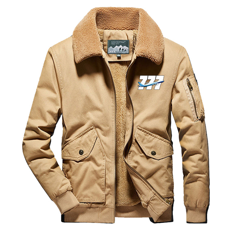 Super Boeing 777 Designed Thick Bomber Jackets