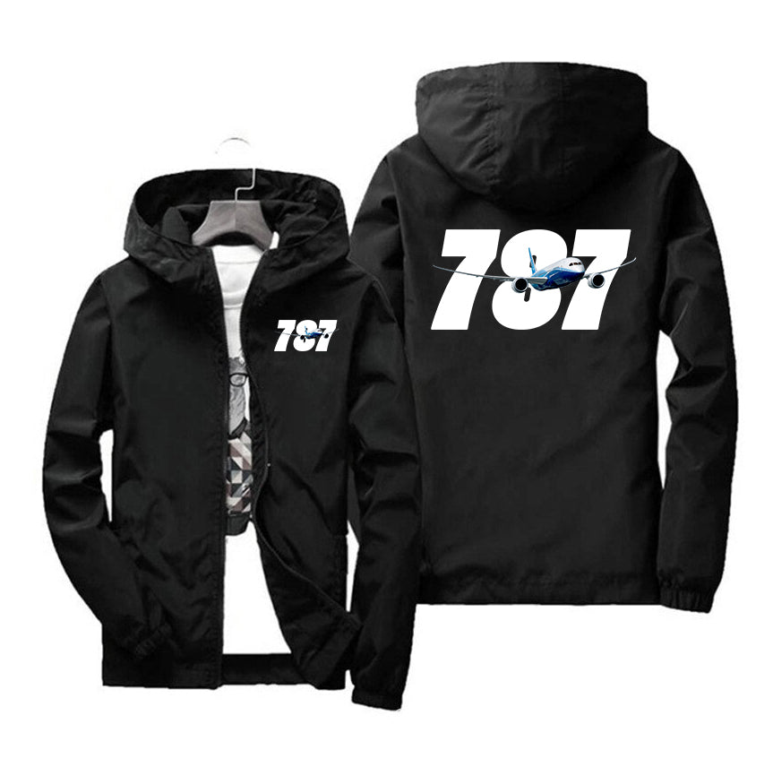 Super Boeing 787 Designed Windbreaker Jackets