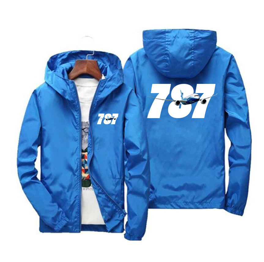 Super Boeing 787 Designed Windbreaker Jackets