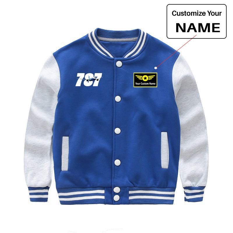 Super Boeing 787 Designed "CHILDREN" Baseball Jackets