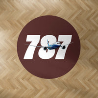 Thumbnail for Super Boeing 787 Designed Carpet & Floor Mats (Round)