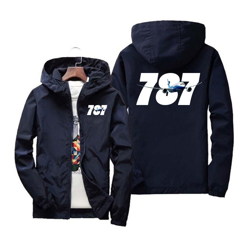 Super Boeing 787 Designed Windbreaker Jackets