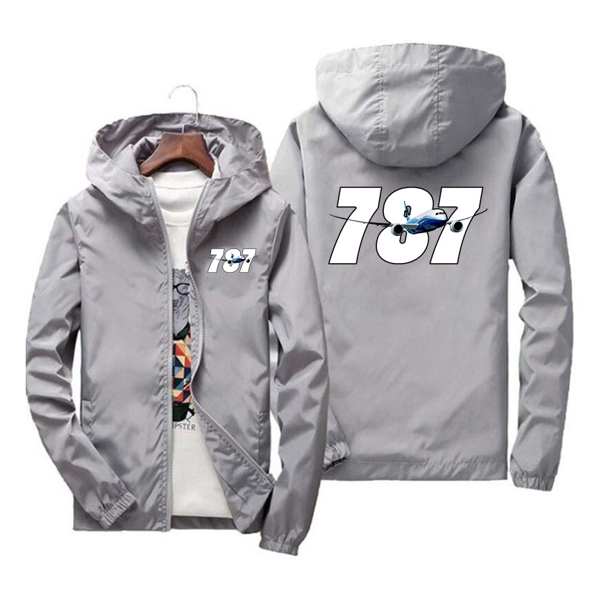 Super Boeing 787 Designed Windbreaker Jackets