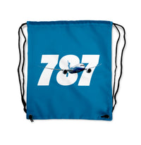 Thumbnail for Super Boeing 787 Designed Drawstring Bags