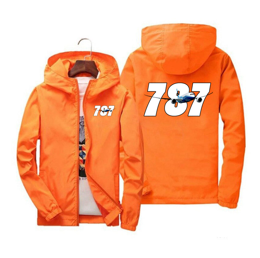 Super Boeing 787 Designed Windbreaker Jackets