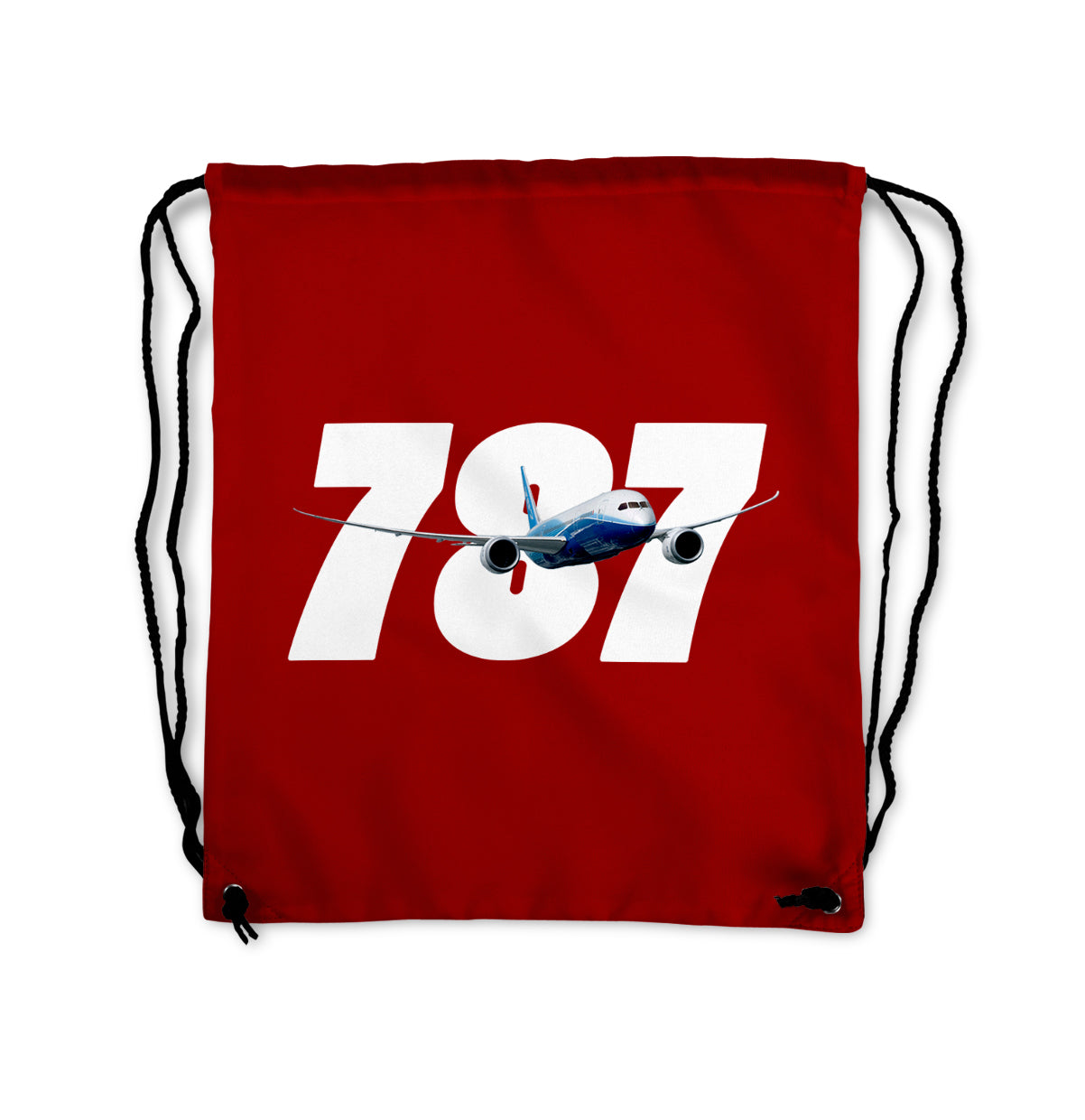 Super Boeing 787 Designed Drawstring Bags