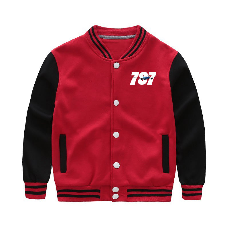 Super Boeing 787 Designed "CHILDREN" Baseball Jackets