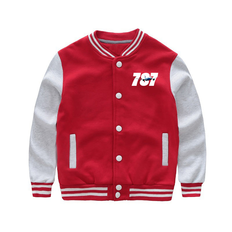 Super Boeing 787 Designed "CHILDREN" Baseball Jackets