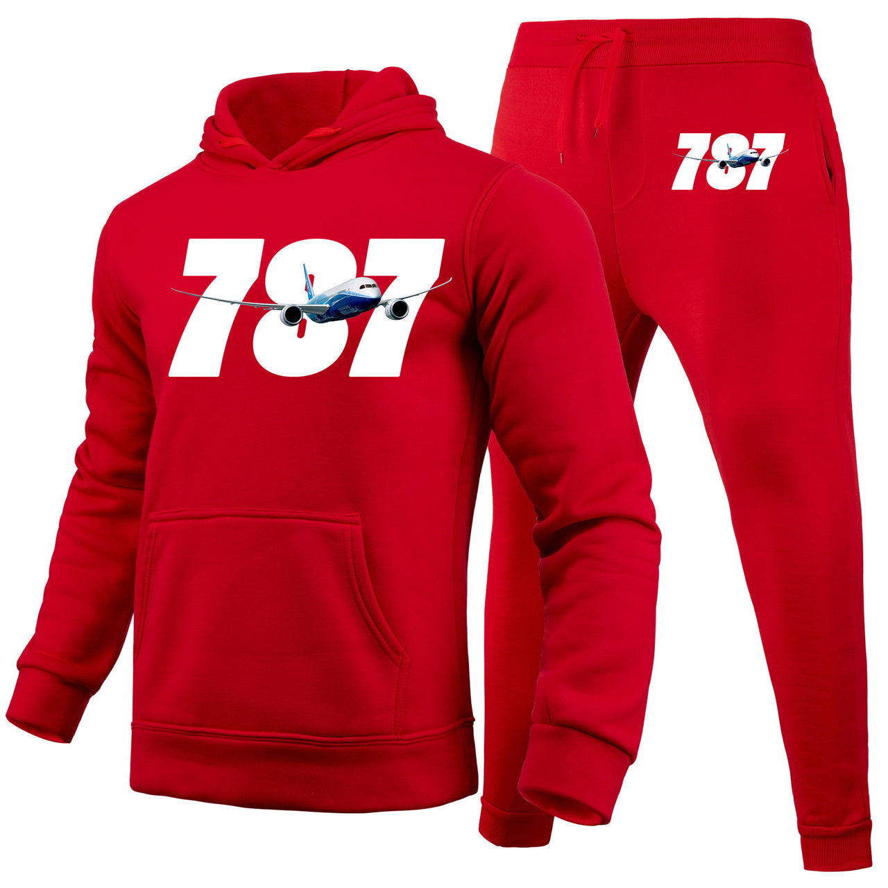 Super Boeing 787 Designed Hoodies & Sweatpants Set