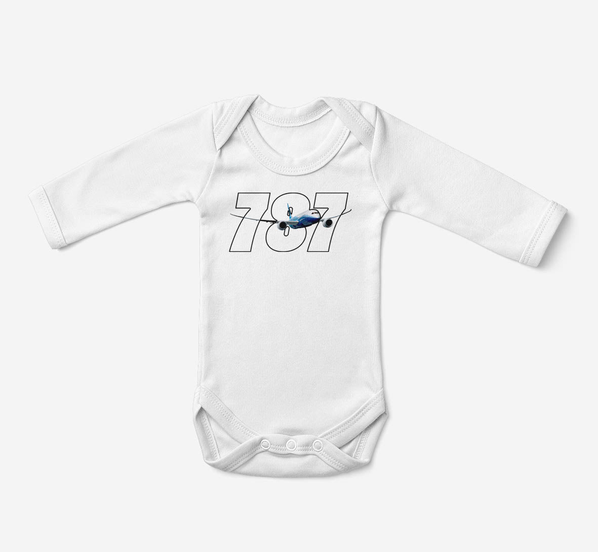 Super Boeing 787 Designed Baby Bodysuits