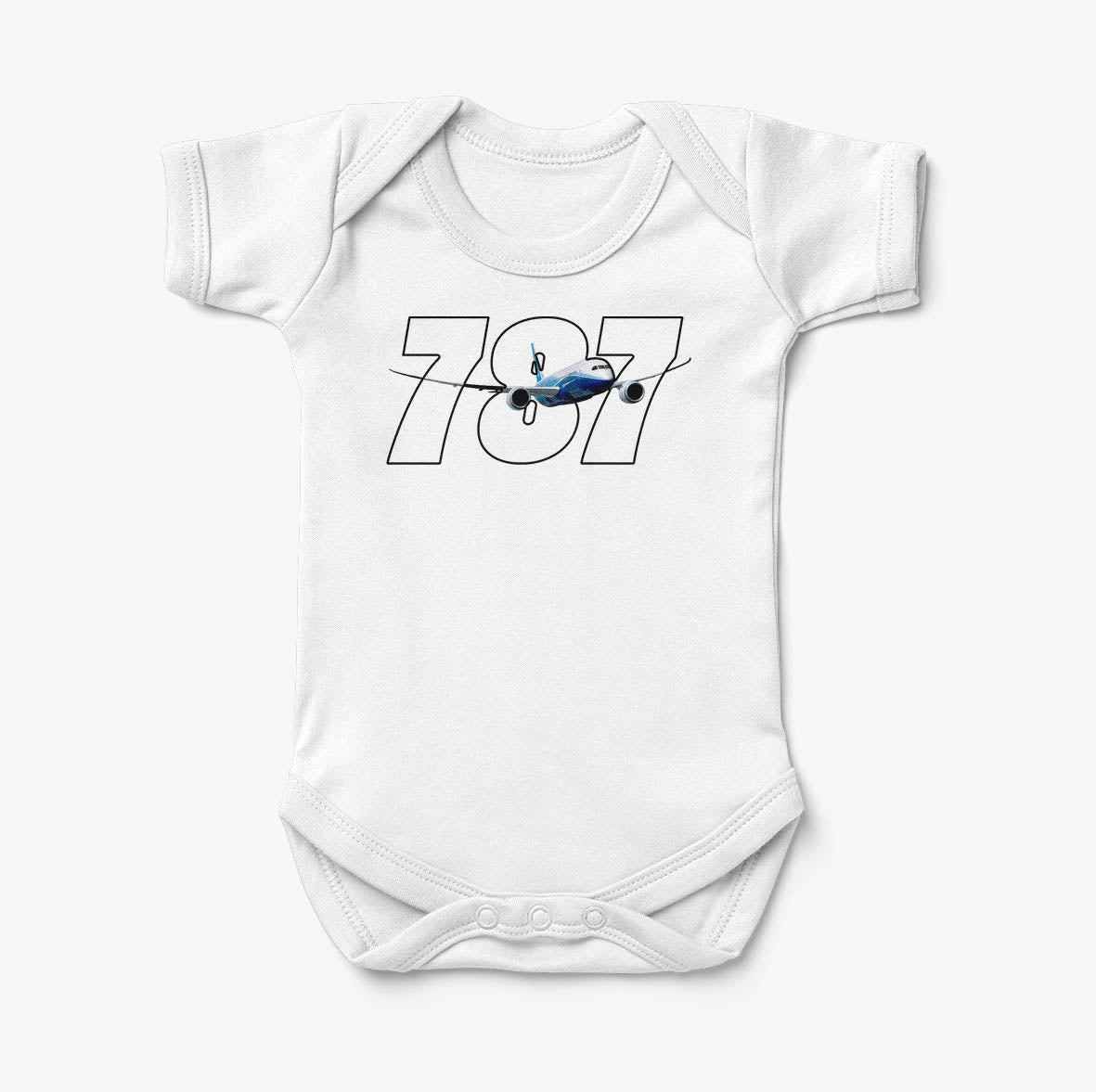 Super Boeing 787 Designed Baby Bodysuits