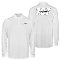 Thumbnail for Super Boeing 787 Designed Long Sleeve Polo T-Shirts (Double-Side)