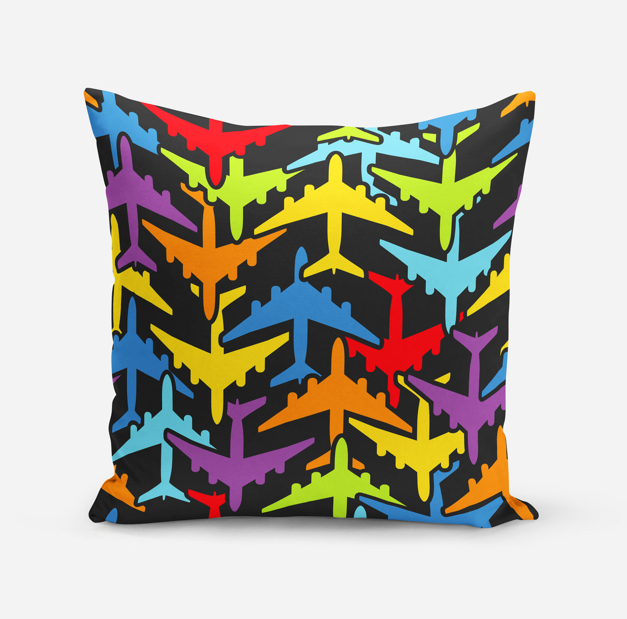 Super Colourful Airplanes Designed Pillows