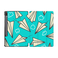 Thumbnail for Super Cool Paper Airplanes Designed Samsung Tablet Cases