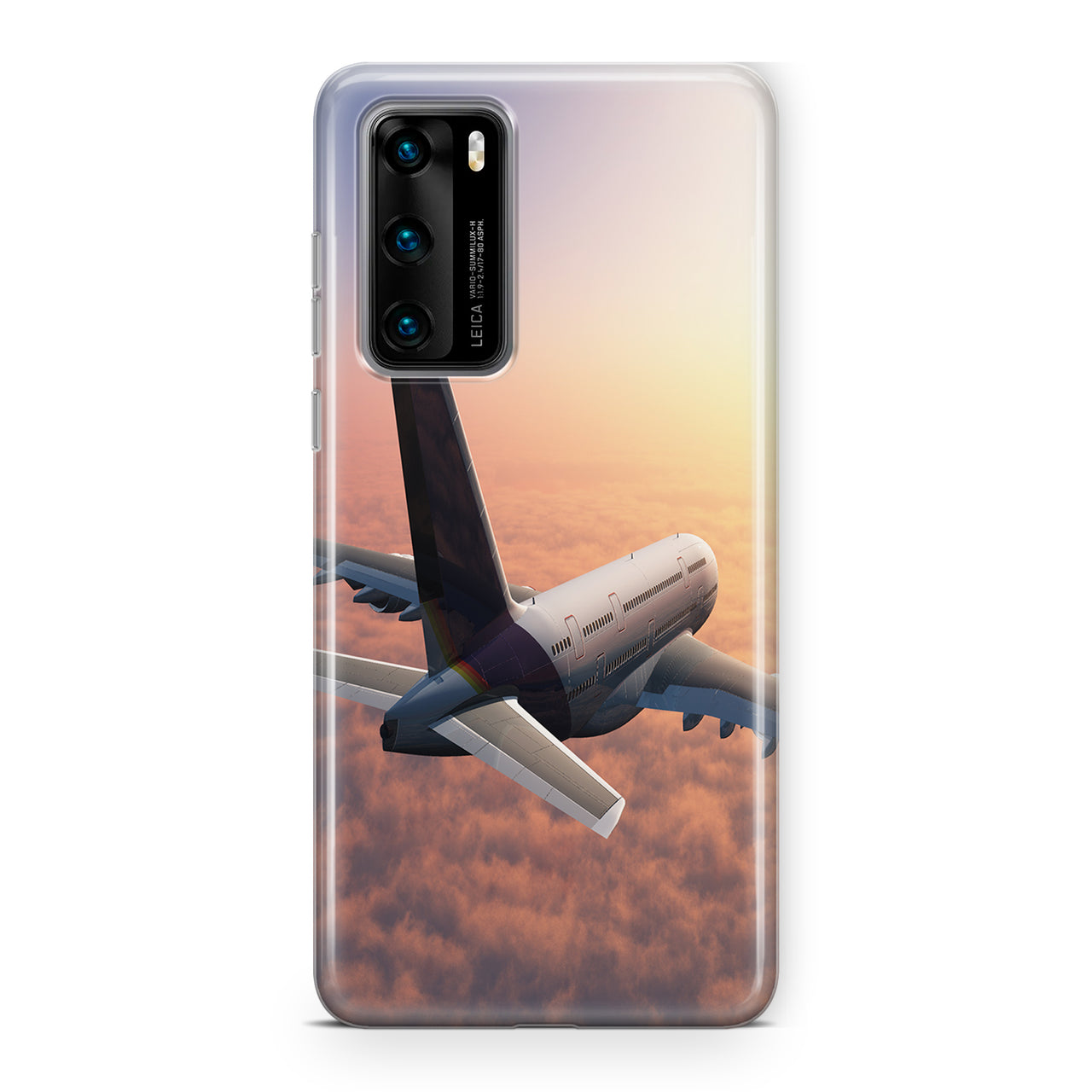 Super Cruising Airbus A380 over Clouds Designed Huawei Cases
