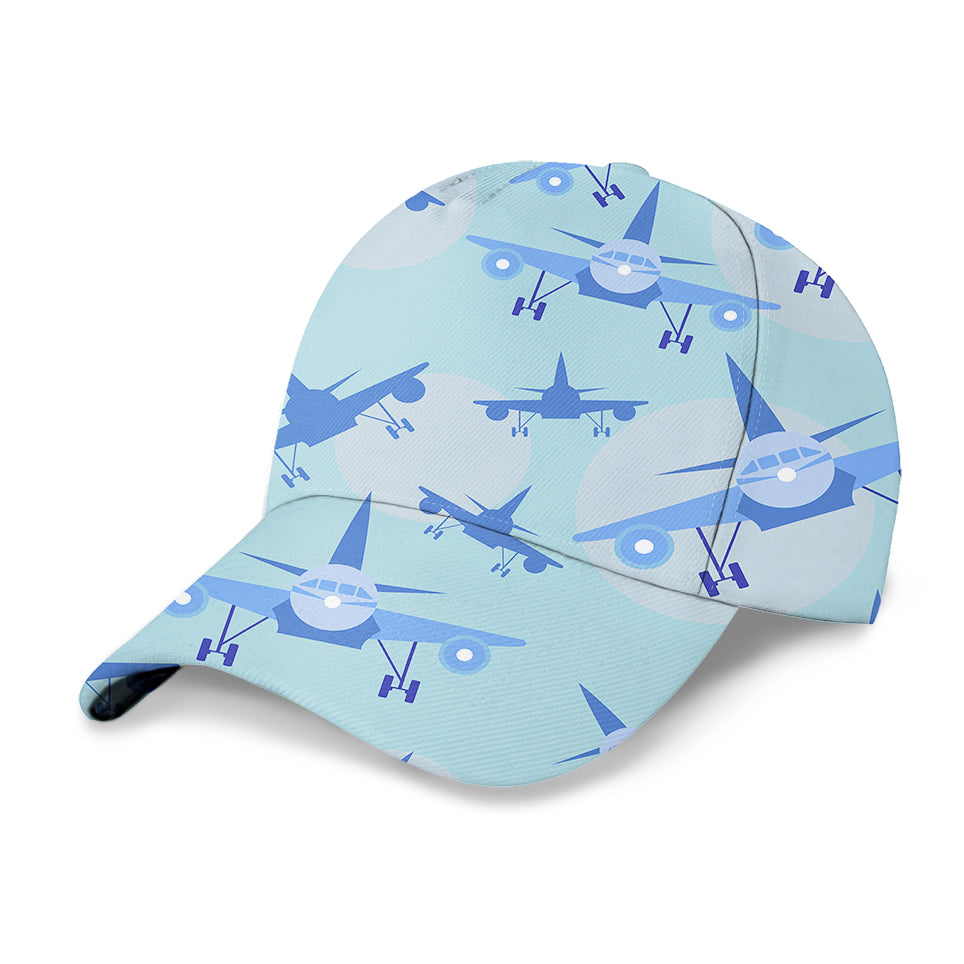 Super Funny Airplanes Designed 3D Peaked Cap