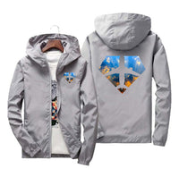 Thumbnail for Supermen of The Skies (Sunrise) Designed Windbreaker Jackets