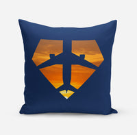 Thumbnail for Supermen of The Skies (Sunset) Designed Pillows