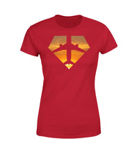 Thumbnail for Supermen of The Skies (Sunset) Designed Women T-Shirts